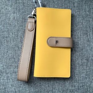 Fablou Yellow / Tan Wallet (New No Tags)